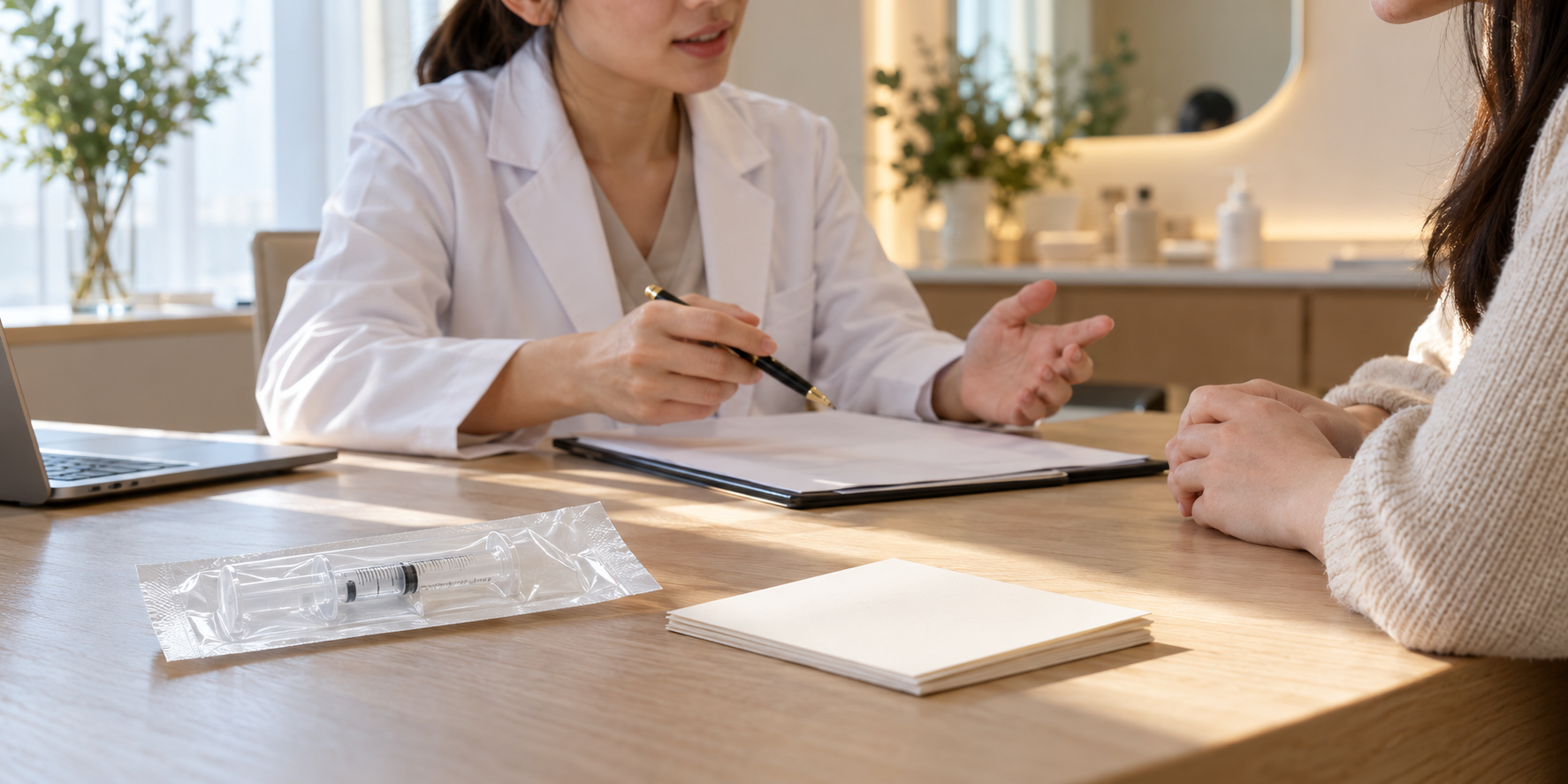 AI-generated illustration · not an actual clinic or patient photo