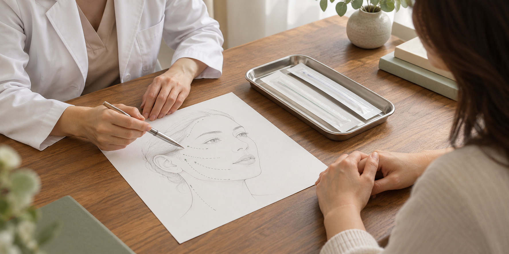 AI-generated illustration · not an actual clinic or patient photo