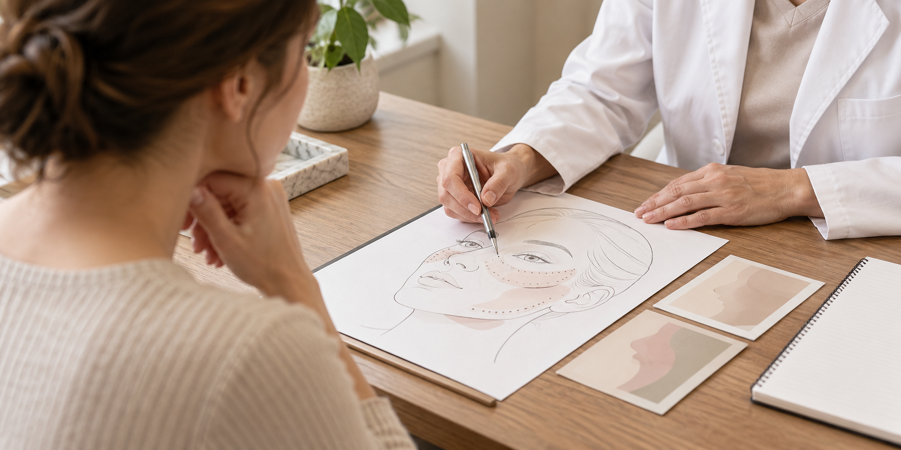 AI-generated illustration · not an actual clinic or patient photo