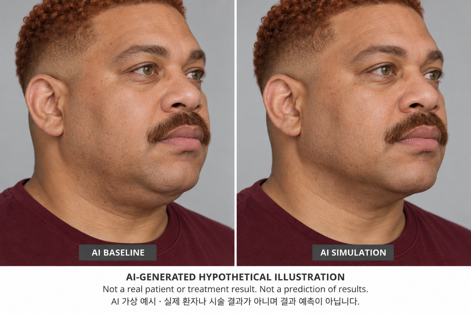 Fictional AI illustration; not an actual patient, result or prediction — Alltite